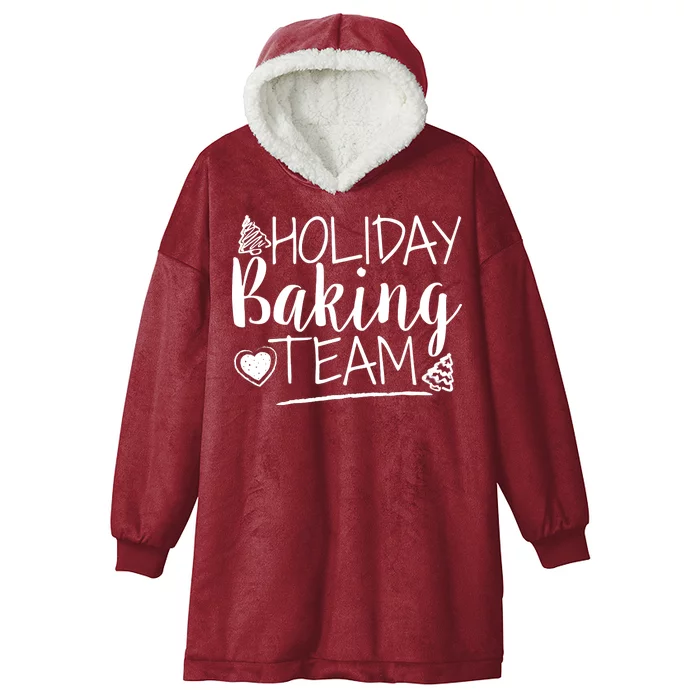 Holiday Baking Team Hooded Wearable Blanket