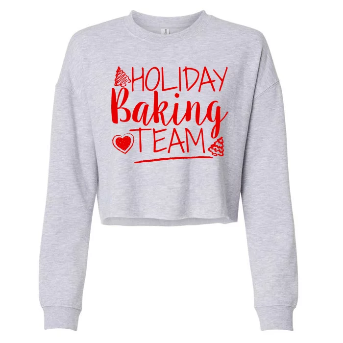 Holiday Baking Team Cropped Pullover Crew