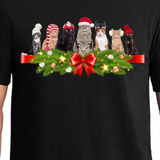 Holiday Christmas Cats Pajama Set