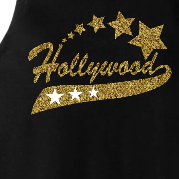 Hollywood Walk Of Fame California Ladies Tri-Blend Wicking Tank