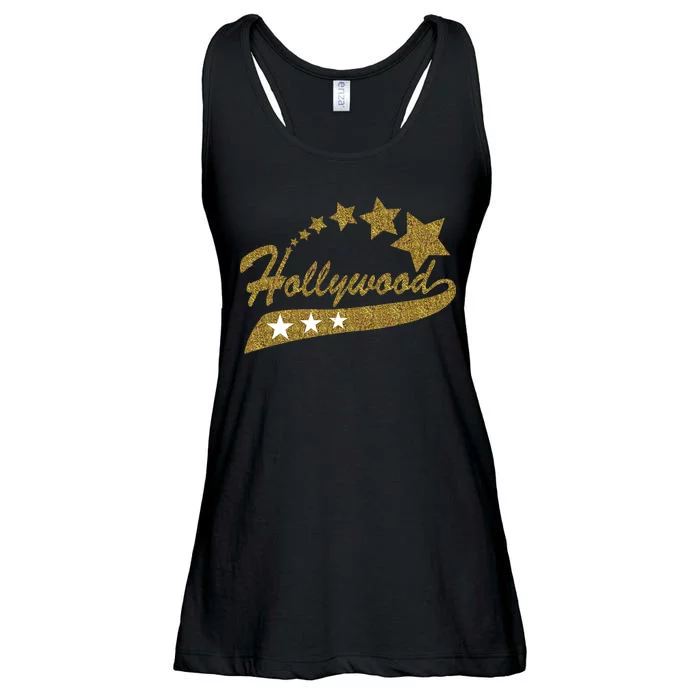 Hollywood Walk Of Fame California Ladies Essential Flowy Tank