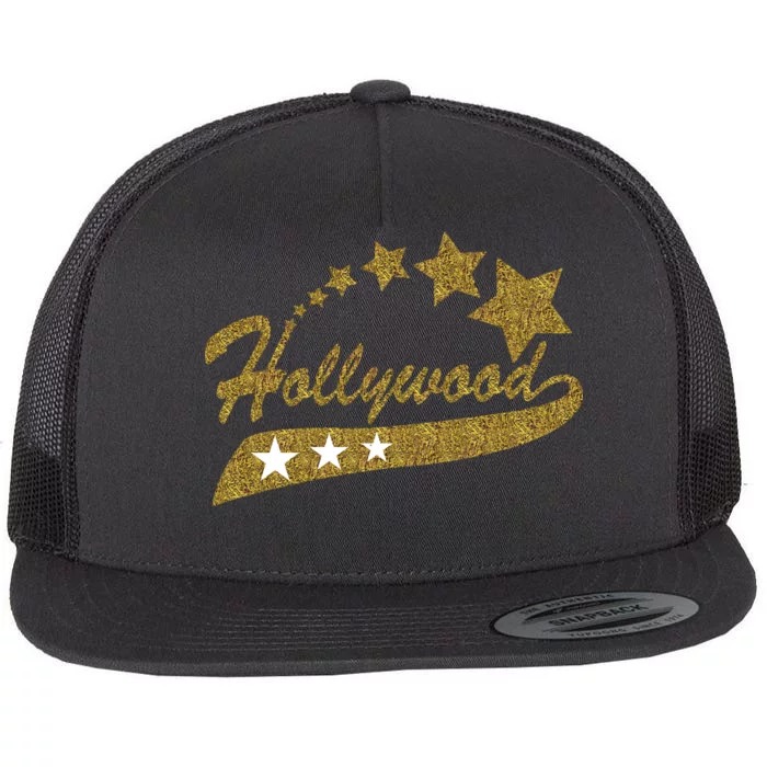 Hollywood Walk Of Fame California Flat Bill Trucker Hat