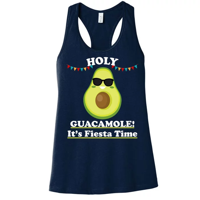 Holy Guacamole Its Fiesta Time Women's Racerback Tank