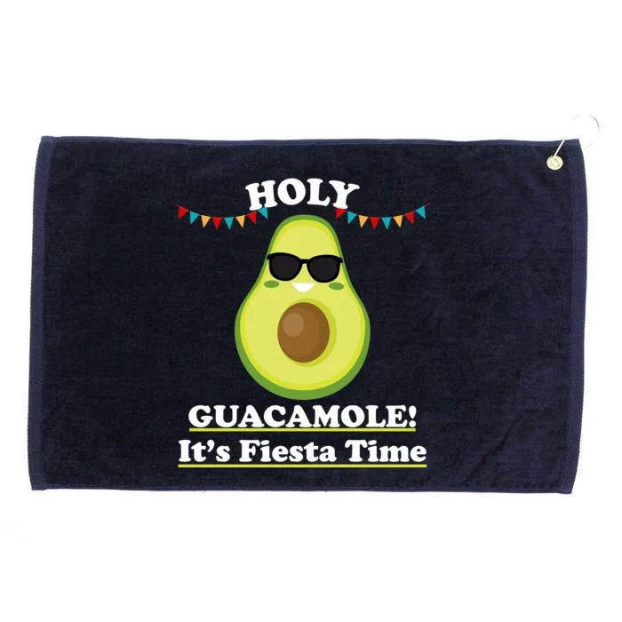 Holy Guacamole Its Fiesta Time Grommeted Golf Towel