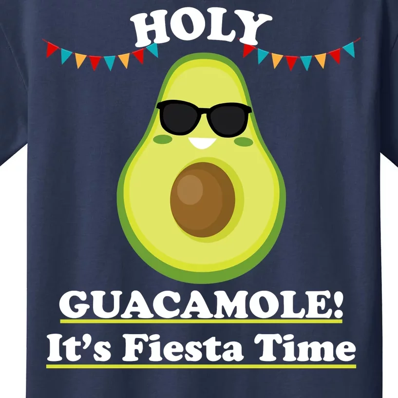 Holy Guacamole Its Fiesta Time Kids T-Shirt