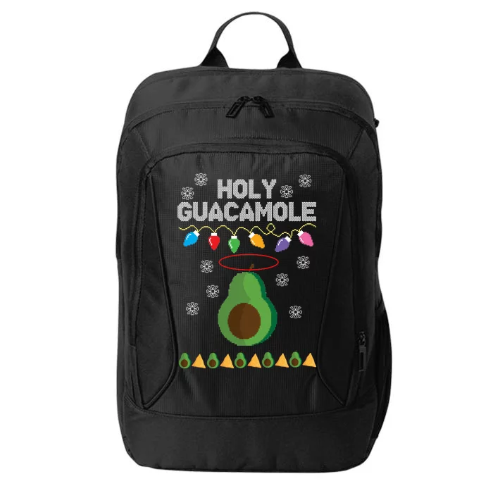 Holy Guacamole Ugly Christmas City Backpack