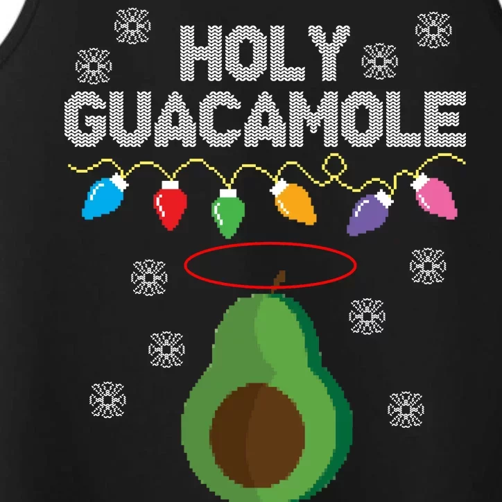 Holy Guacamole Ugly Christmas Performance Tank