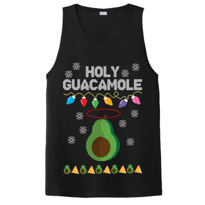 Holy Guacamole Ugly Christmas Performance Tank