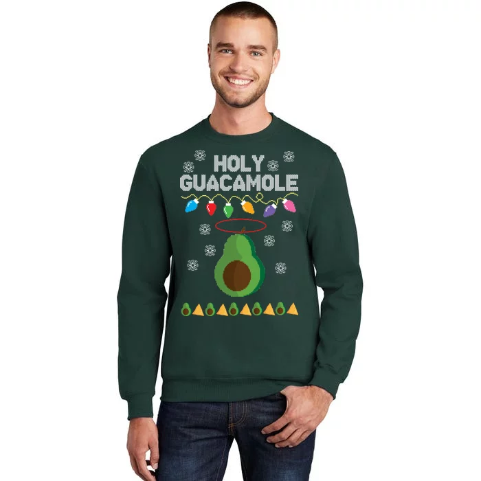 Holy Guacamole Ugly Christmas Tall Sweatshirt