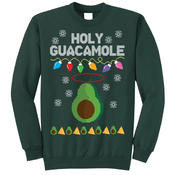 Holy Guacamole Ugly Christmas Tall Sweatshirt