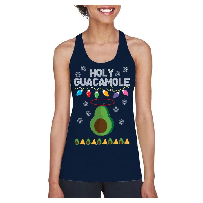 Holy Guacamole Ugly Christmas Women's Racerback Tank