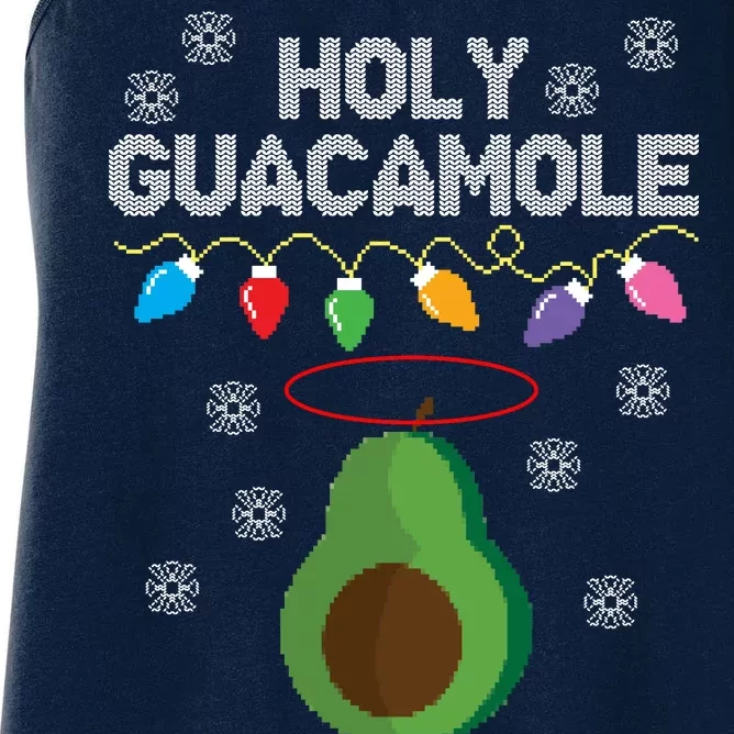 Holy Guacamole Ugly Christmas Women's Racerback Tank