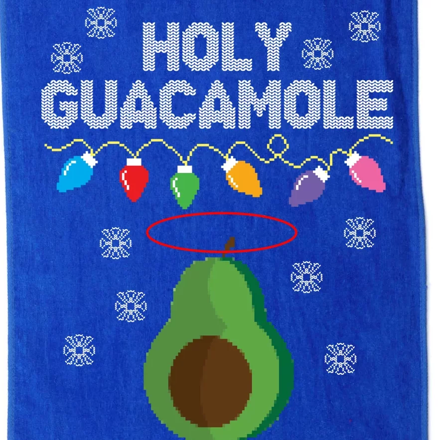 Holy Guacamole Ugly Christmas Platinum Collection Golf Towel