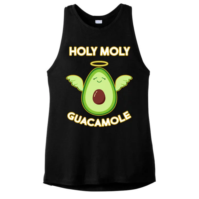 Holy Moly Guacamole Ladies Tri-Blend Wicking Tank