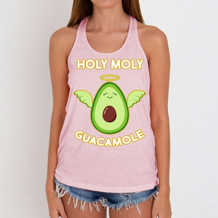 Holy Moly Guacamole Women's Knotted Racerback Tank