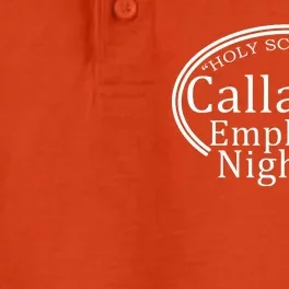 Holy Schnikes! Callahan Employees Night Dry Zone Grid Performance Polo