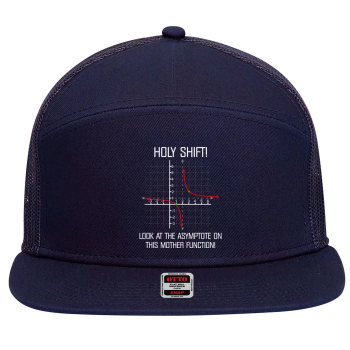 Holy Shift Asymptote Curve 7 Panel Mesh Trucker Snapback Hat