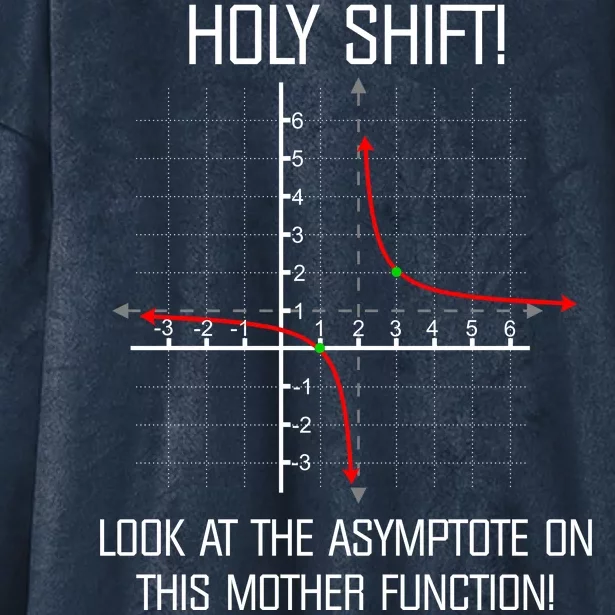 Holy Shift Asymptote Curve Hooded Wearable Blanket