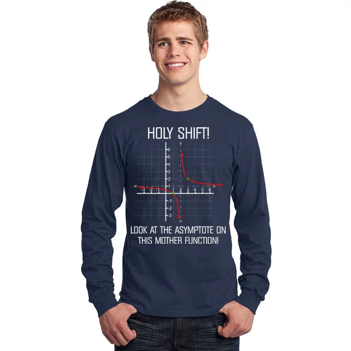 Holy Shift Asymptote Curve Tall Long Sleeve T-Shirt