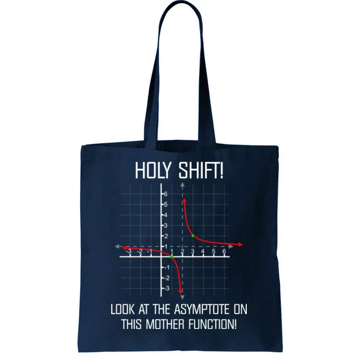 Holy Shift Asymptote Curve Tote Bag