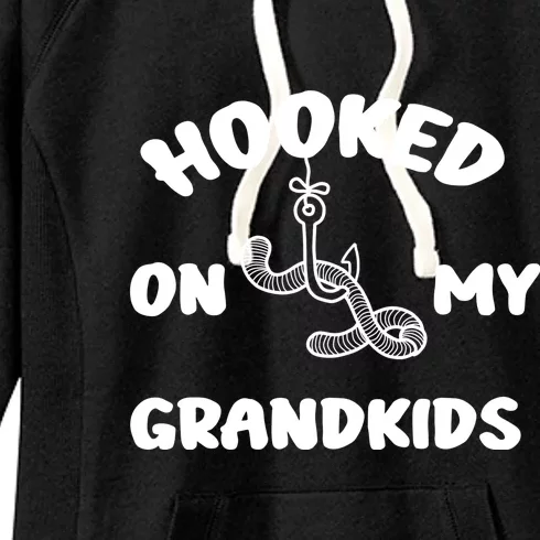 Hooked On My Grandkids Women's Fleece Hoodie