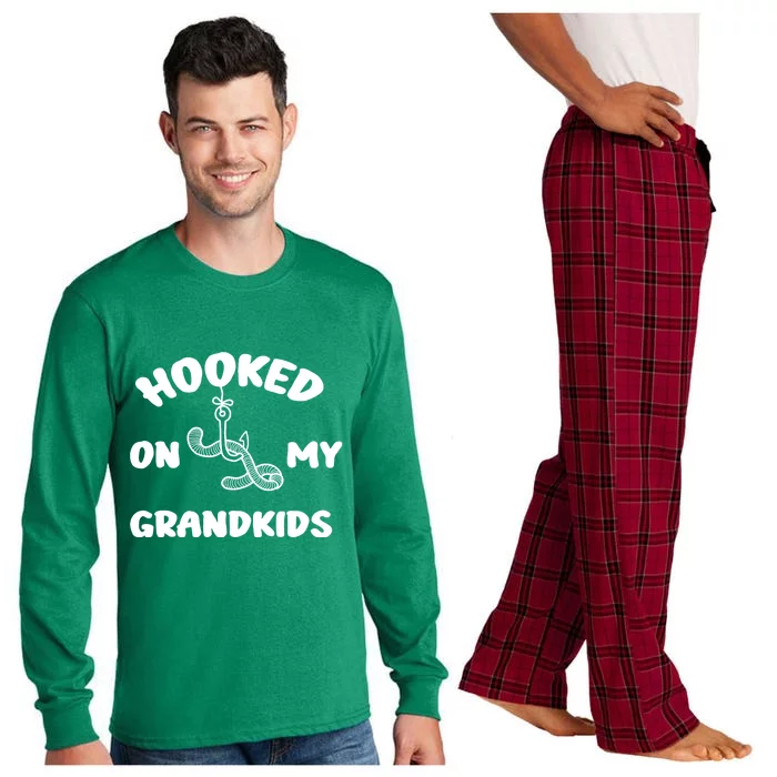 Hooked On My Grandkids Long Sleeve Pajama Set