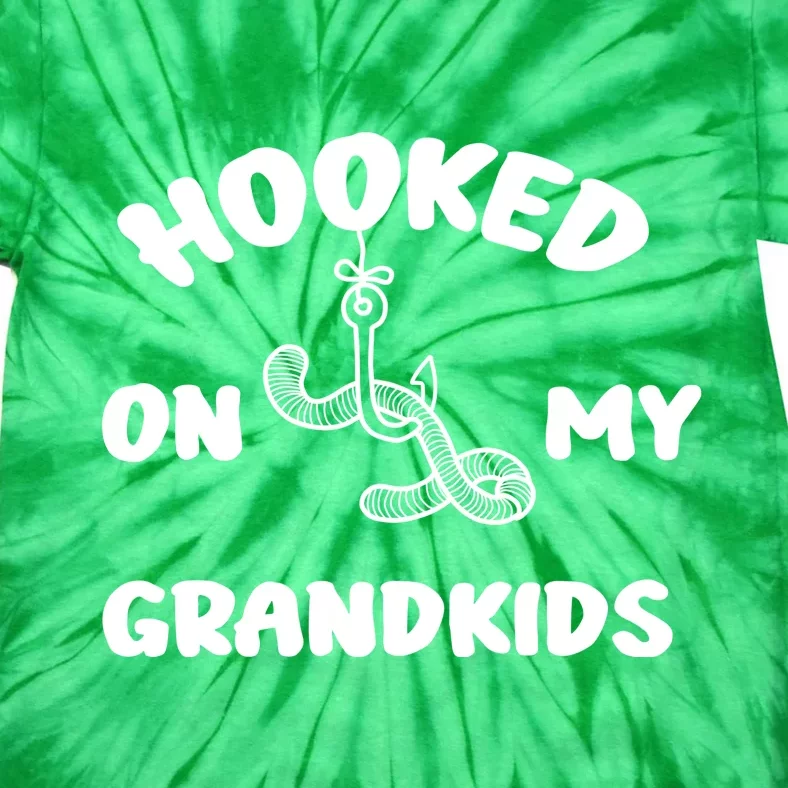 Hooked On My Grandkids Tie-Dye T-Shirt