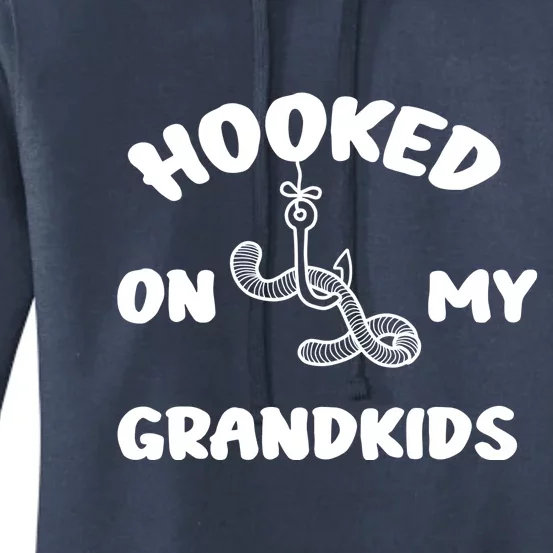 Hooked On My Grandkids Women's Pullover Hoodie