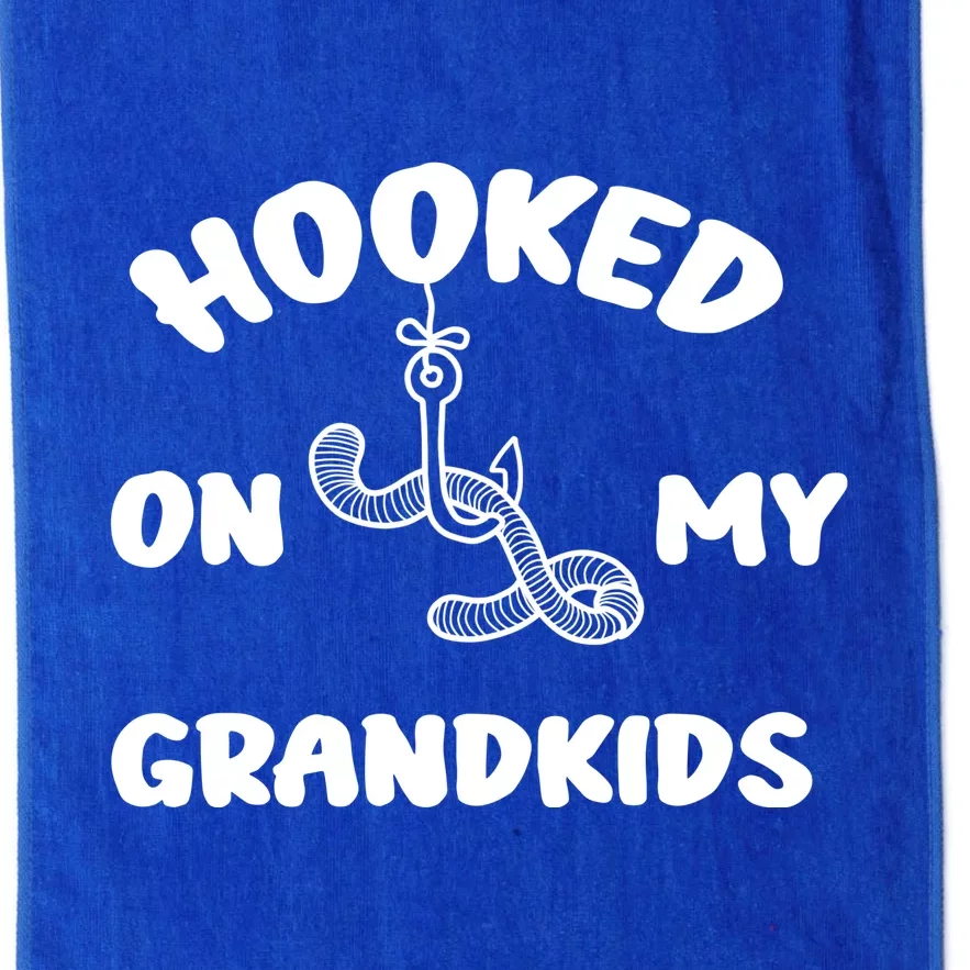 Hooked On My Grandkids Platinum Collection Golf Towel