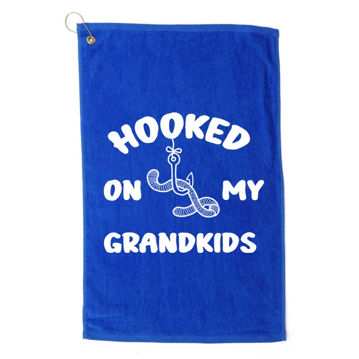 Hooked On My Grandkids Platinum Collection Golf Towel