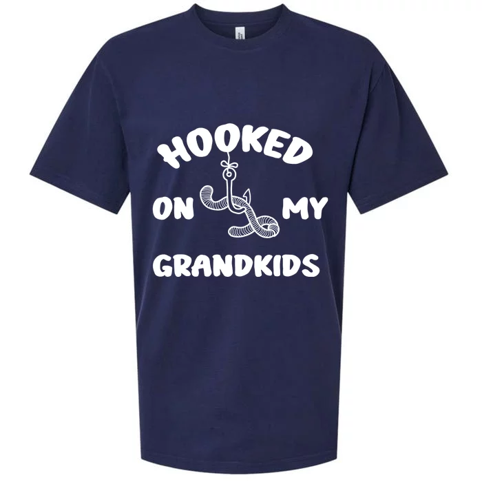 Hooked On My Grandkids Sueded Cloud Jersey T-Shirt