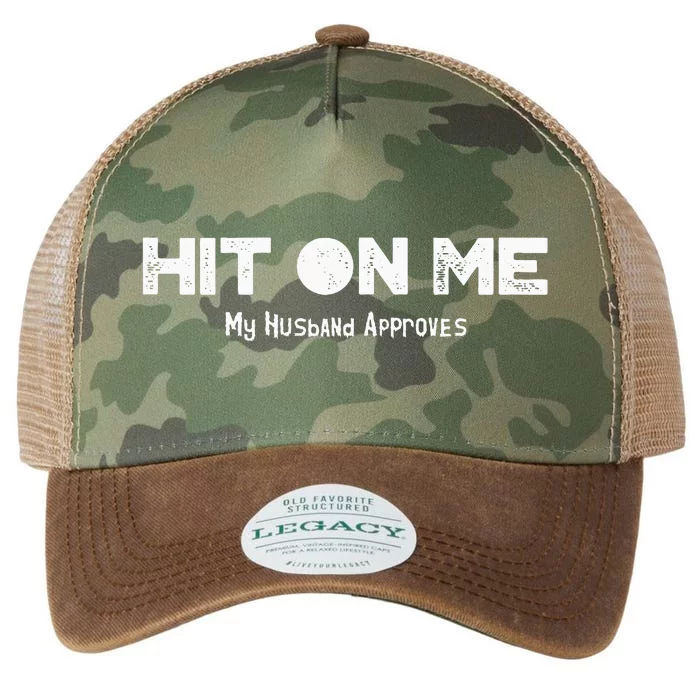 Hit On Me Naughty HotwifeCuckold Swinger Shared Wife Legacy Tie Dye Trucker Hat