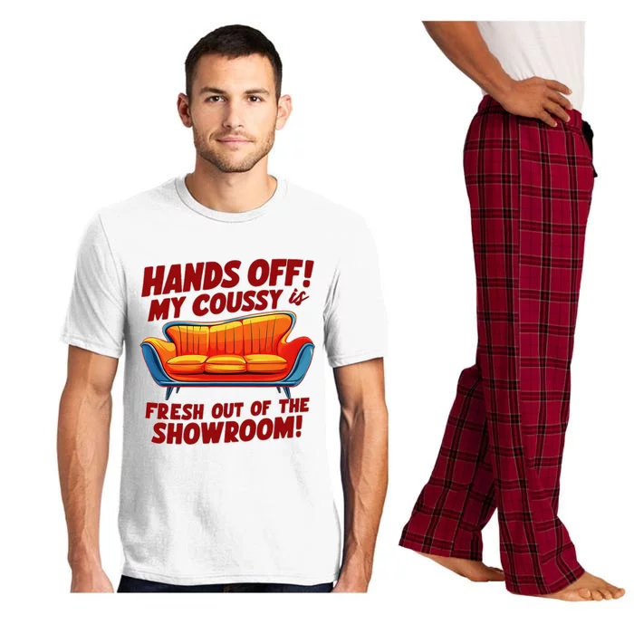 Hands Off My Coussy Is Off The Showroom! Meme Funny Pajama Set