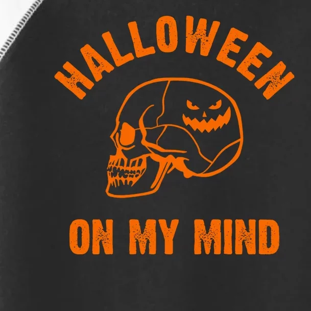 Halloween On My Mind Toddler Fine Jersey T-Shirt