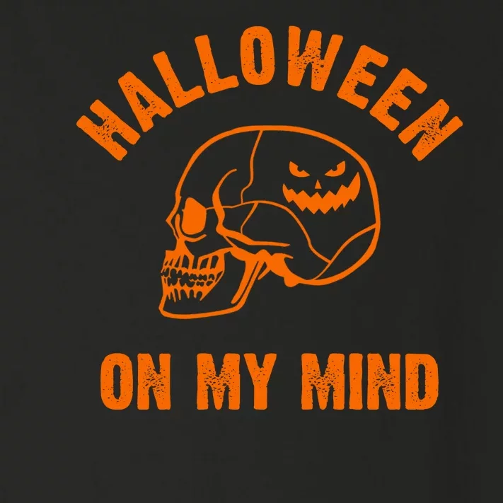 Halloween On My Mind Toddler Long Sleeve Shirt