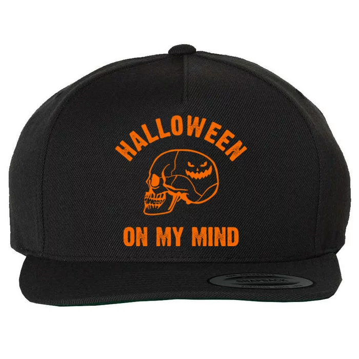 Halloween On My Mind Wool Snapback Cap