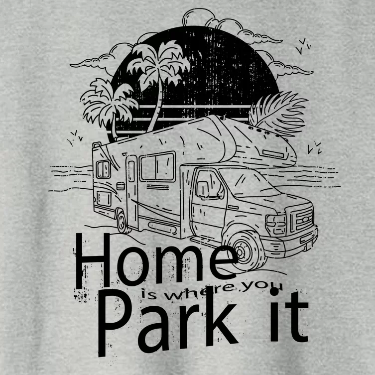 Home Is Where You Park It Women's Crop Top Tee