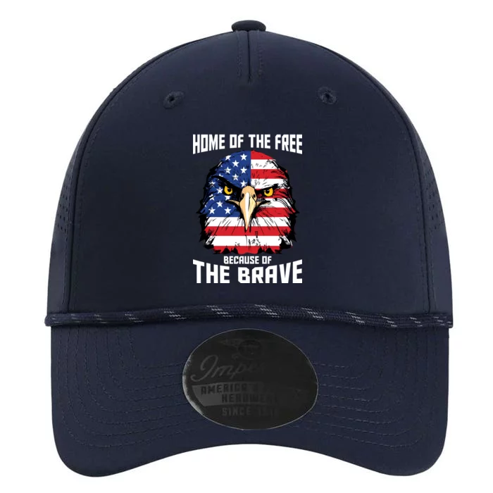 Home Of The Free Because Of The Brave Bald Eagle Performance The Dyno Cap