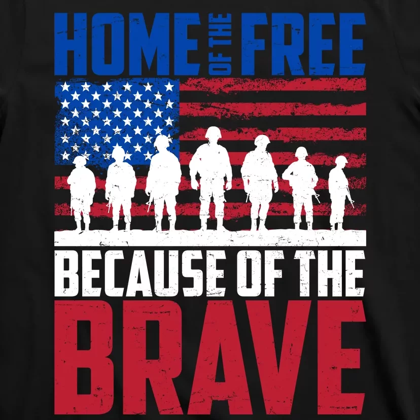 Home Of The Free Because Of The Brave Memorial Day T-Shirt