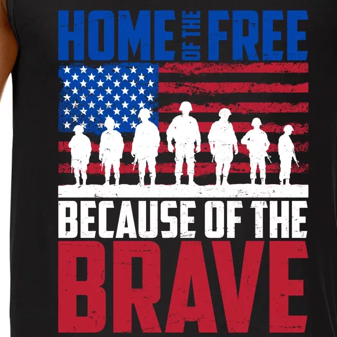 Home Of The Free Because Of The Brave Memorial Day Comfort Colors® Tank Top