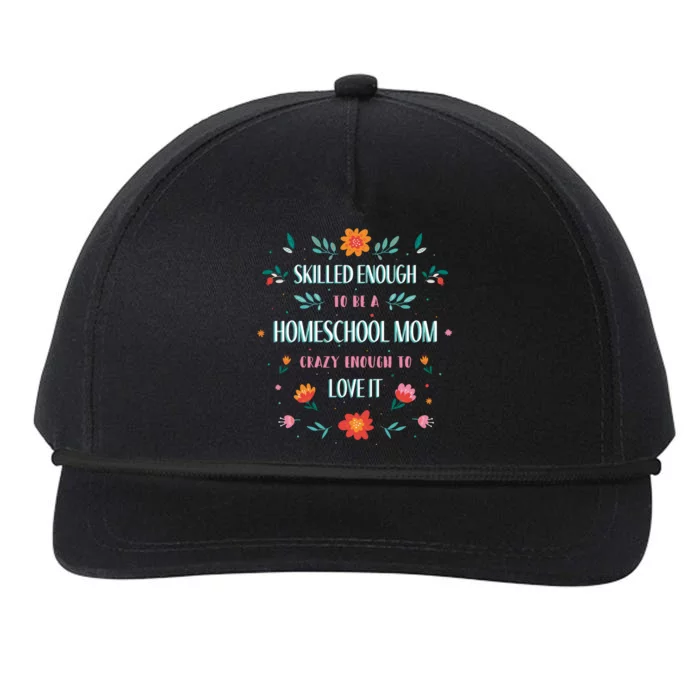 Home School Mom Snapback Five-Panel Rope Hat