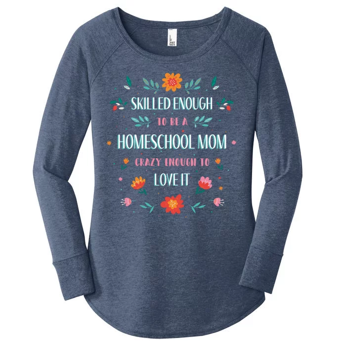 Home School Mom Women's Perfect Tri Tunic Long Sleeve Shirt