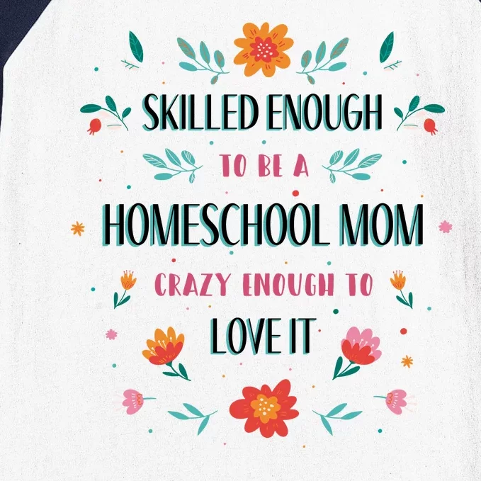 Home School Mom Baseball Sleeve Shirt