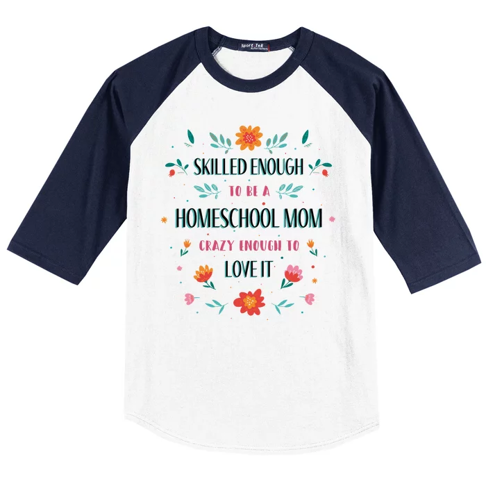 Home School Mom Baseball Sleeve Shirt