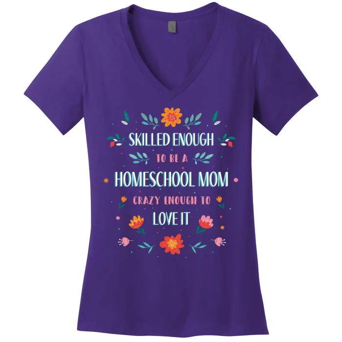 Home School Mom Women's V-Neck T-Shirt