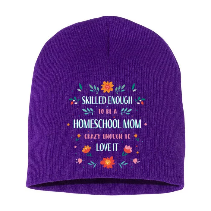 Home School Mom Short Acrylic Beanie