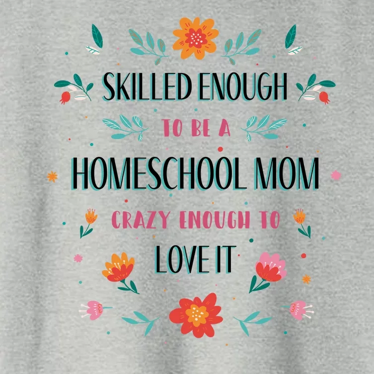 Home School Mom Women's Crop Top Tee