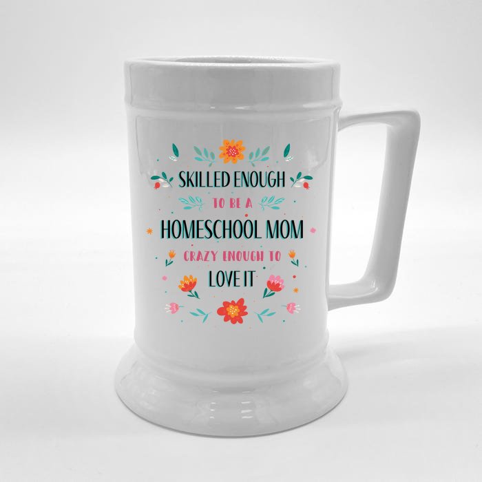 Home School Mom Front & Back Beer Stein