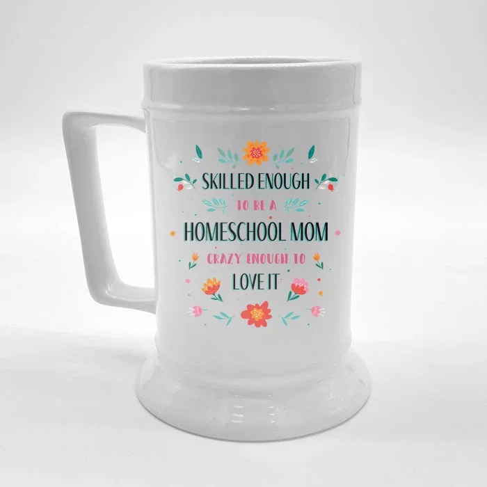 Home School Mom Front & Back Beer Stein