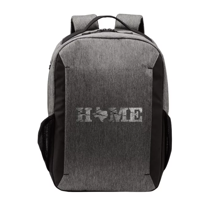 Home Texas State Map Stone Logo Vector Backpack